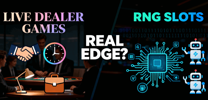 Live Dealer Games vs RNG Slots