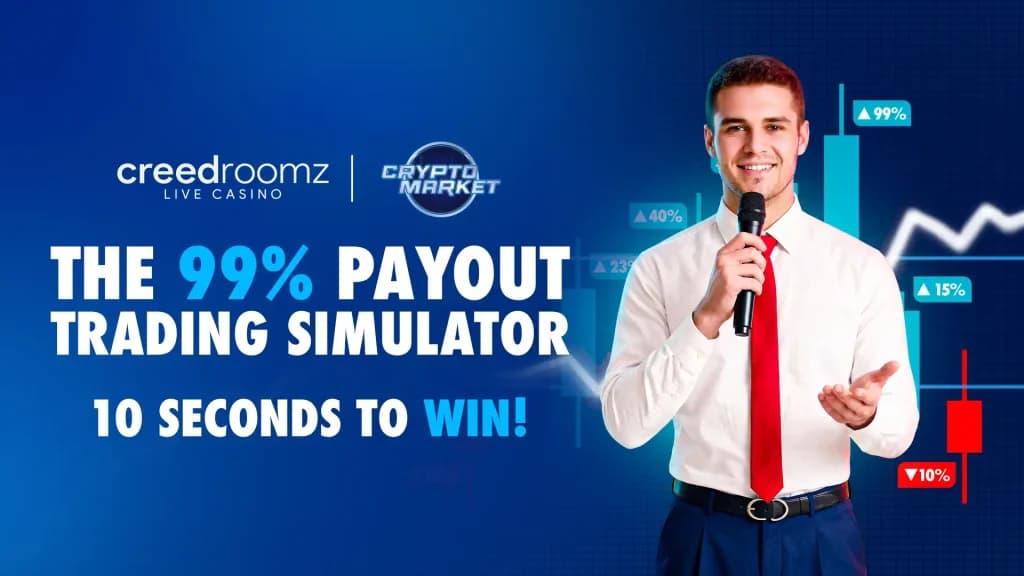 CreedRoomz unveils “Crypto Market” trading simulator with 99% payouts