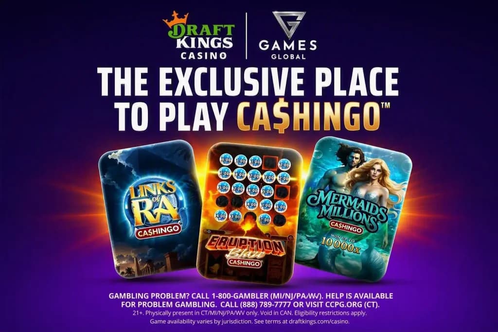Games Global partners with DraftKings for exclusive U.S. rollout of CASHINGO