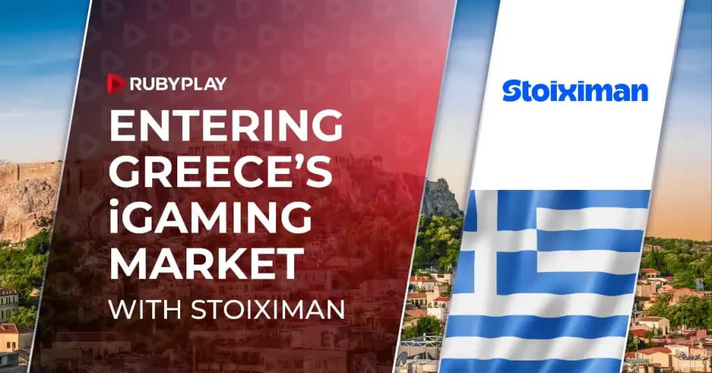 RubyPlay brings its iGaming portfolio to Greece with Stoiximan