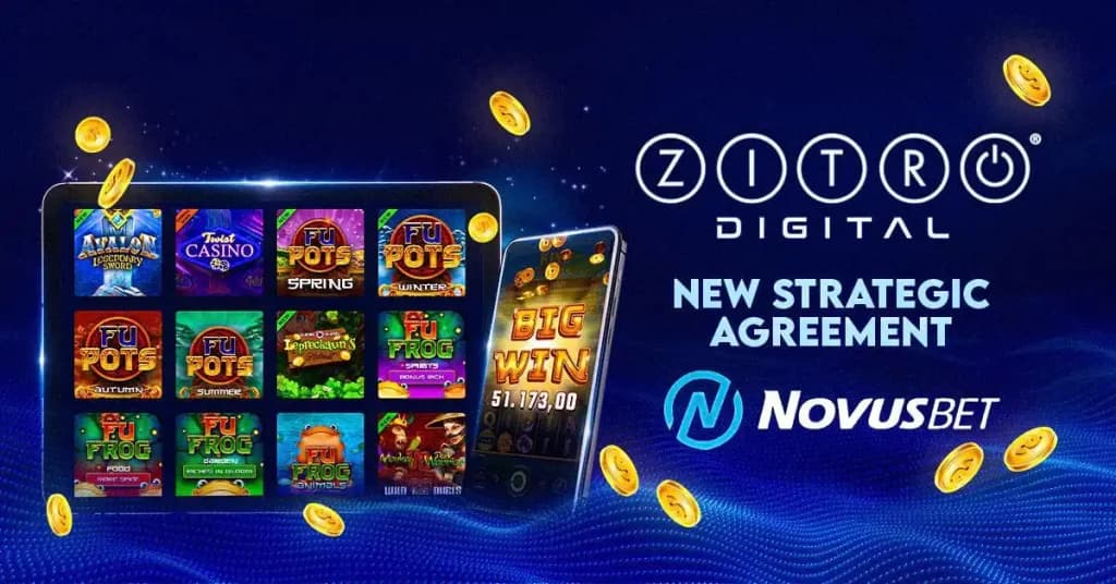 Zitro Digital partner with Novusbet to expand its global iGaming reach