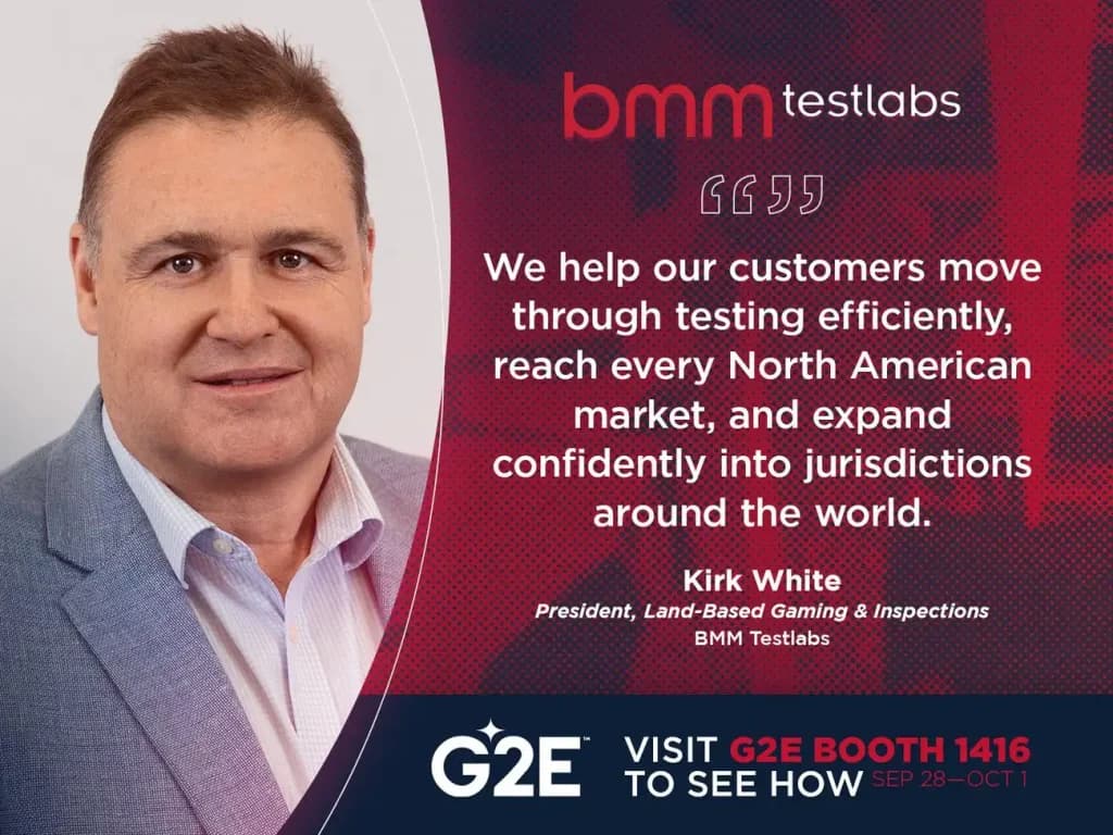 BMM Testlabs presents global gaming testing capabilities at G2E 2026