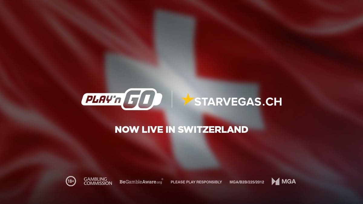 Play’n GO launches its online casino games with StarVegas.ch in Switzerland