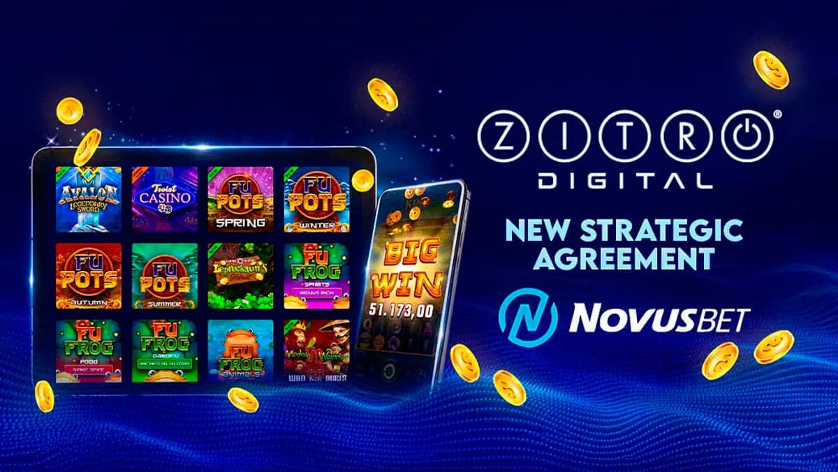 Zitro Digital and Novusbet strike content distribution deal