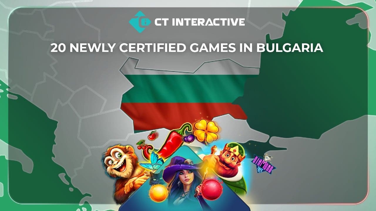 CT Interactive certifies 20 more titles for Bulgaria's online gaming market