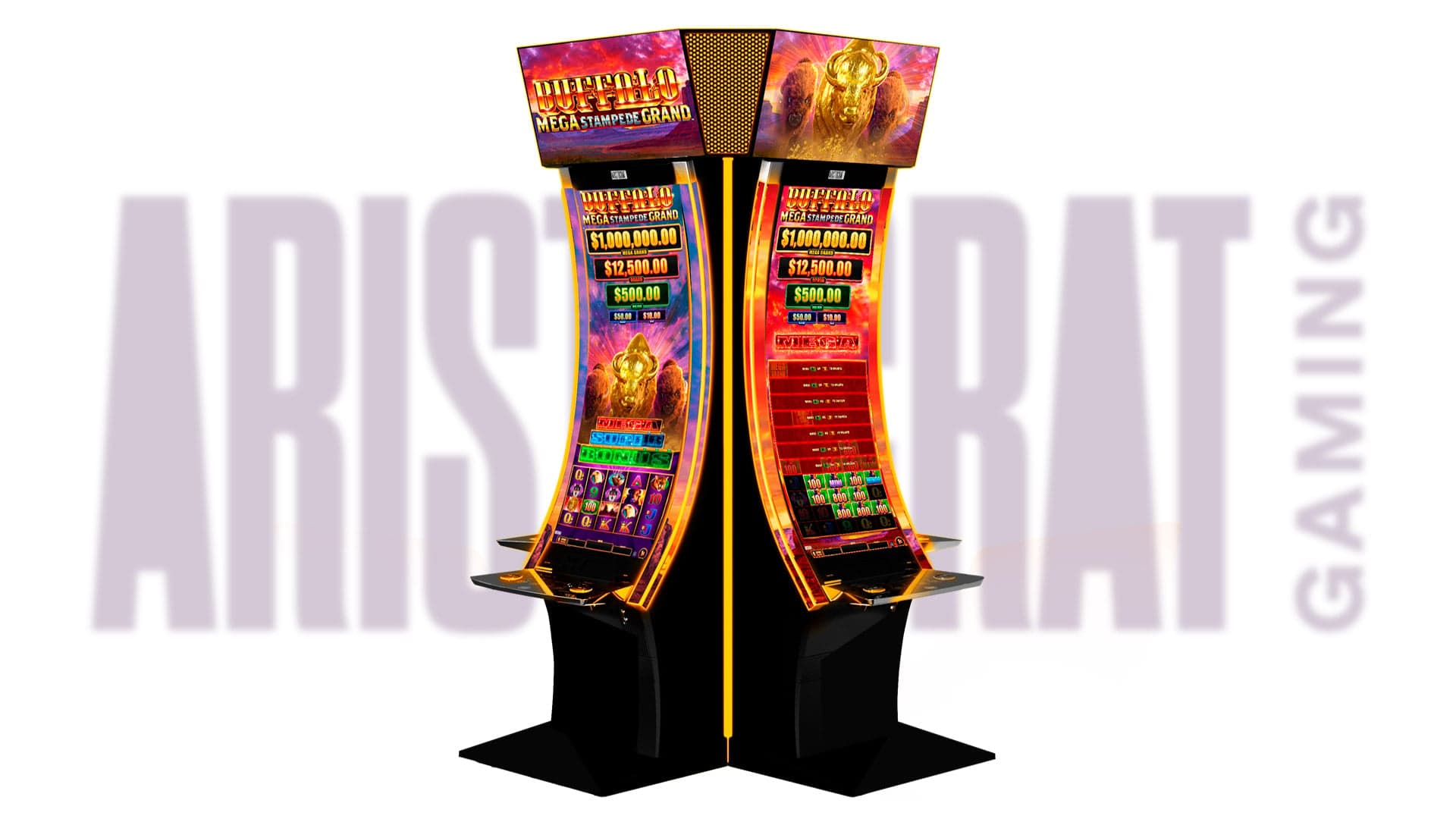 Aristocrat Gaming launches Buffalo Mega Stampede Grand across North America
