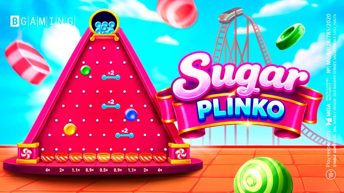 BGaming expands Plinko portfolio with candy-themed Sugar Plinko