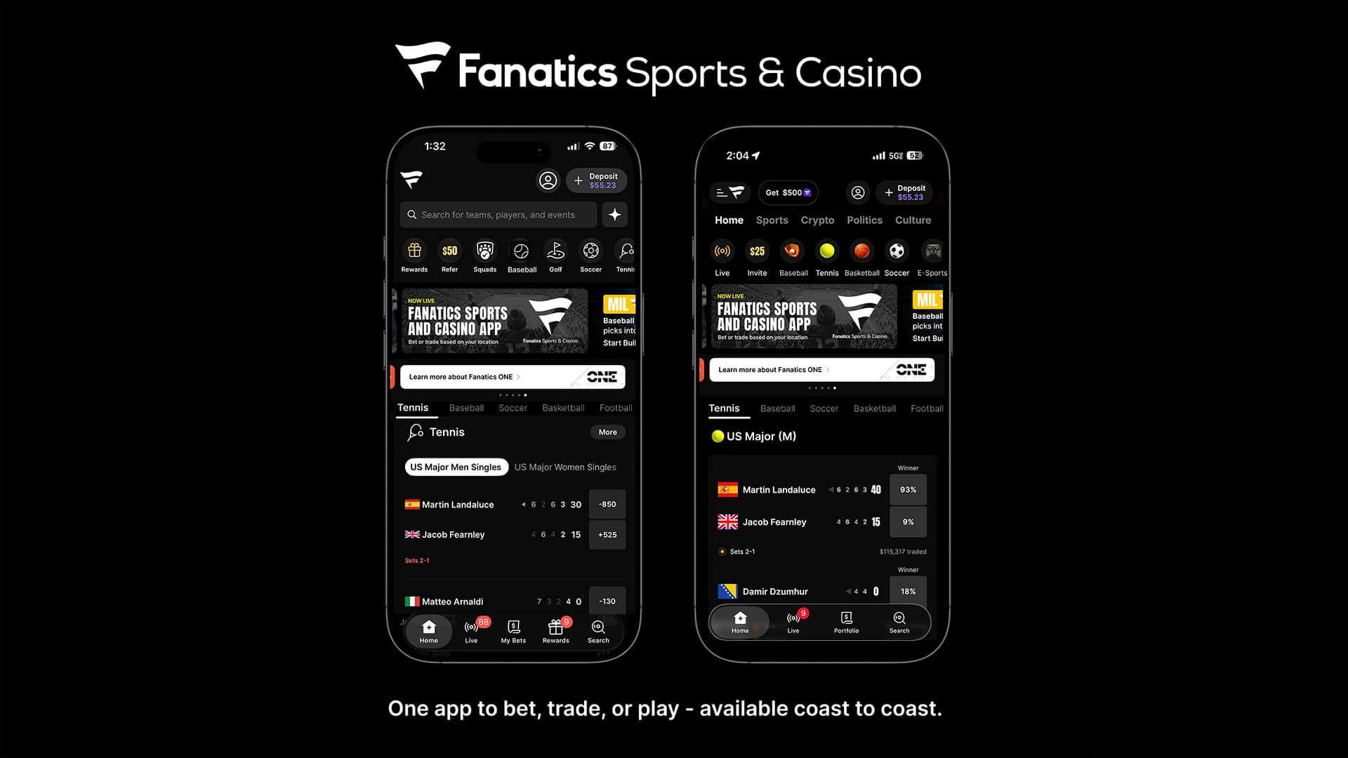 Fanatics launches Sports & Casino app combining sportsbook, casino and markets