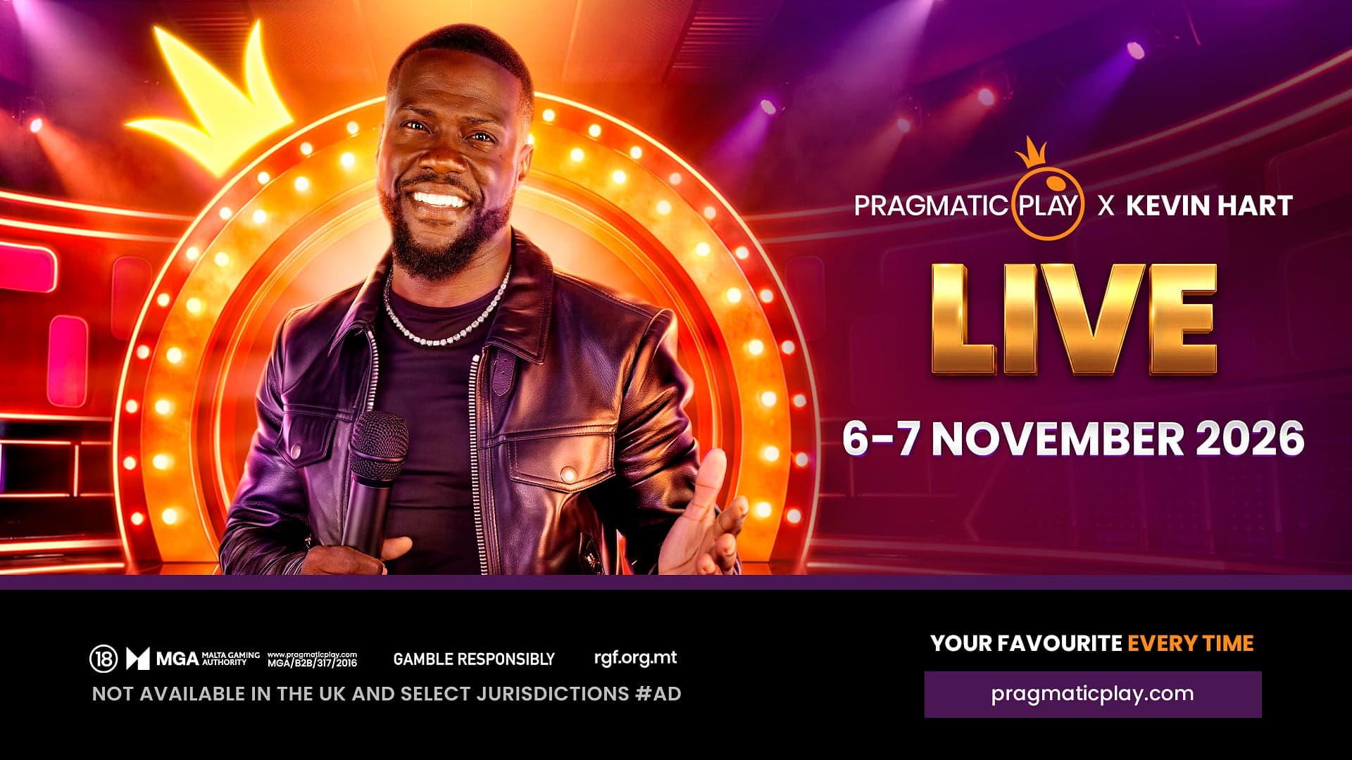 Pragmatic Play partners with actor and comedian Kevin Hart for live casino event