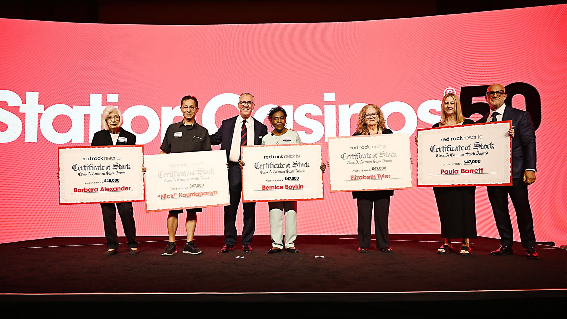 Station Casinos awards more than $70 million in stock to employees for 50th anniversary