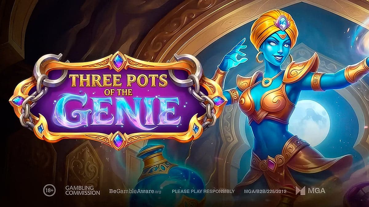 New Play'n GO slot Three Pots of the Genie combines three pot bonuses within Lock'n Gold round