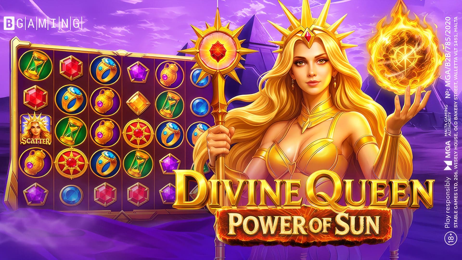 BGaming launches Divine Queen: Power of Sun slot with Cell Multiplier mechanic