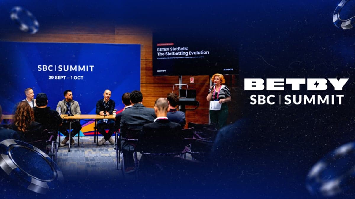 BETBY highlights new SlotBets product at SBC Summit press conference