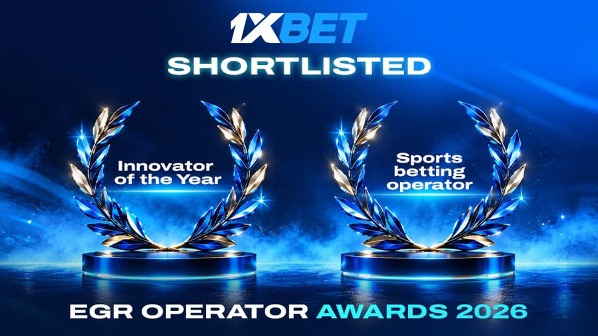 1xBet shortlisted for EGR Operator Awards 2026 in two categories