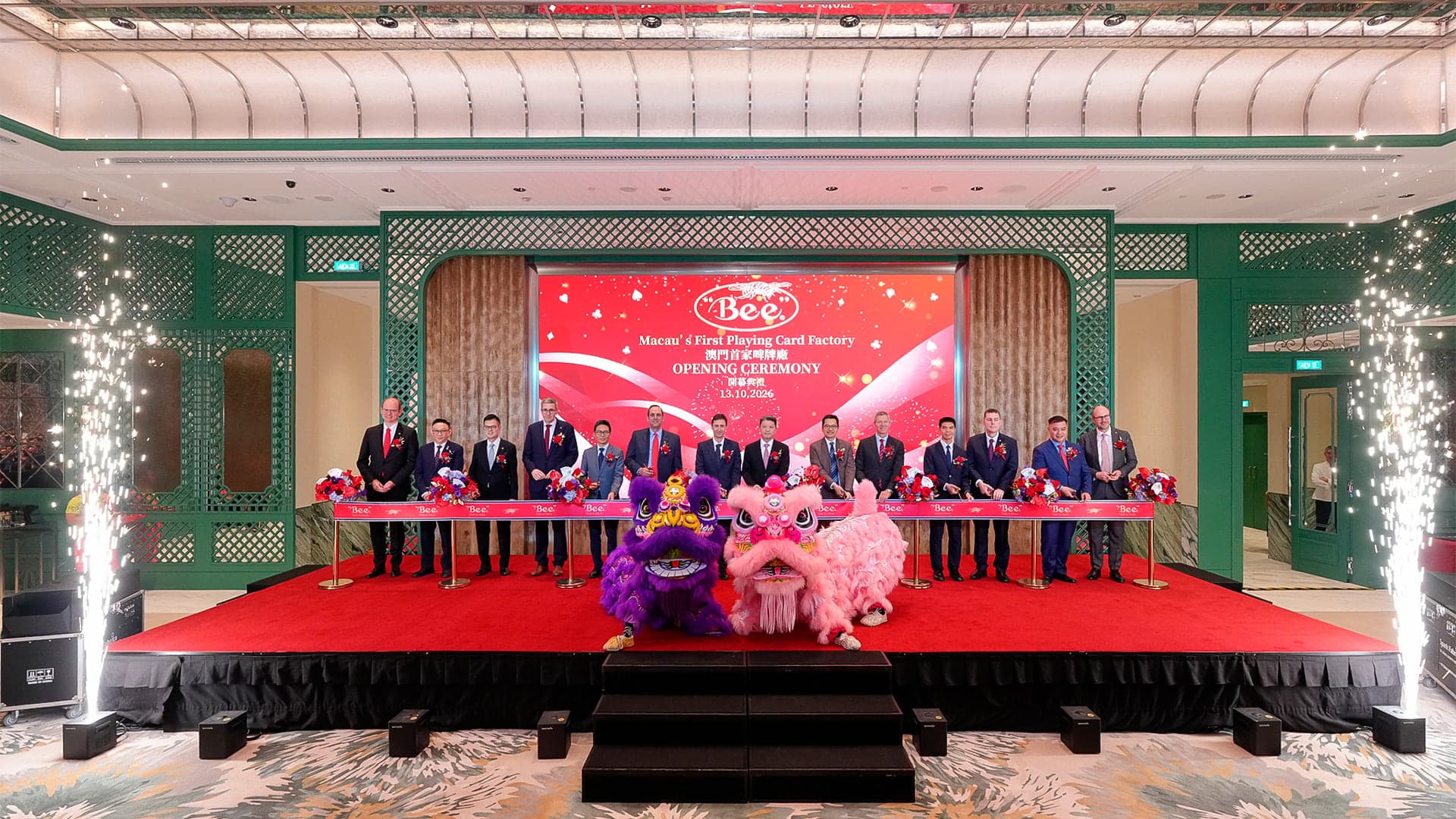 Cartamundi and APE open Bee playing card manufacturing facility in Macau