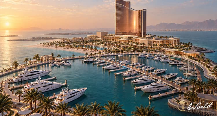 Wynn Al Marjan Island Plans 98-Berth Superyacht Marina